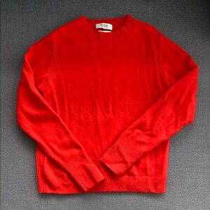 COS Red Crewneck Sweater